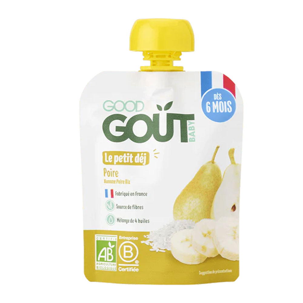 Good Gout Petit Dej Organic Baby Fruit Puree From 6 Months 70g
