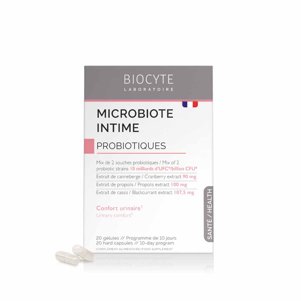 Biocyte Health Intima Microbiota Probiotics Urinary comfort 20 capsules