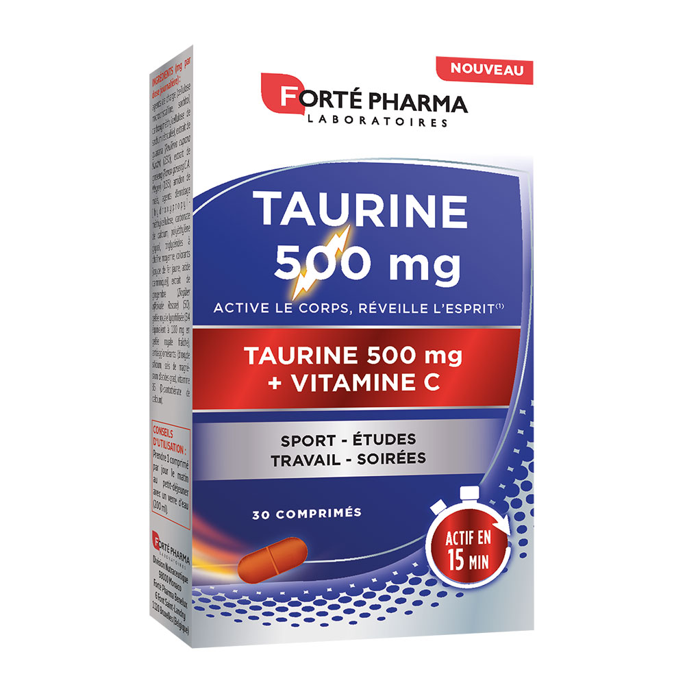 Forté Pharma Taurine Power Taurine 500 mg 30 tablets