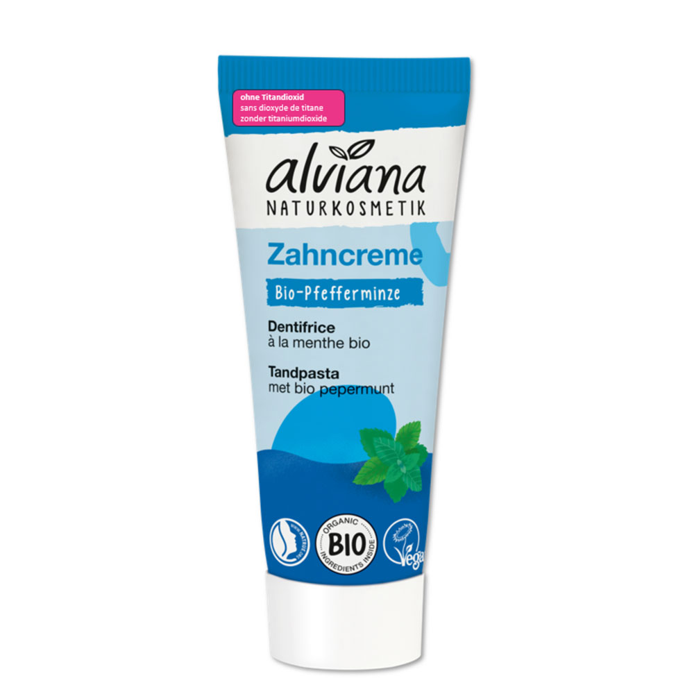 Alviana Toothpaste Toothpaste With Organic Mint 75ml