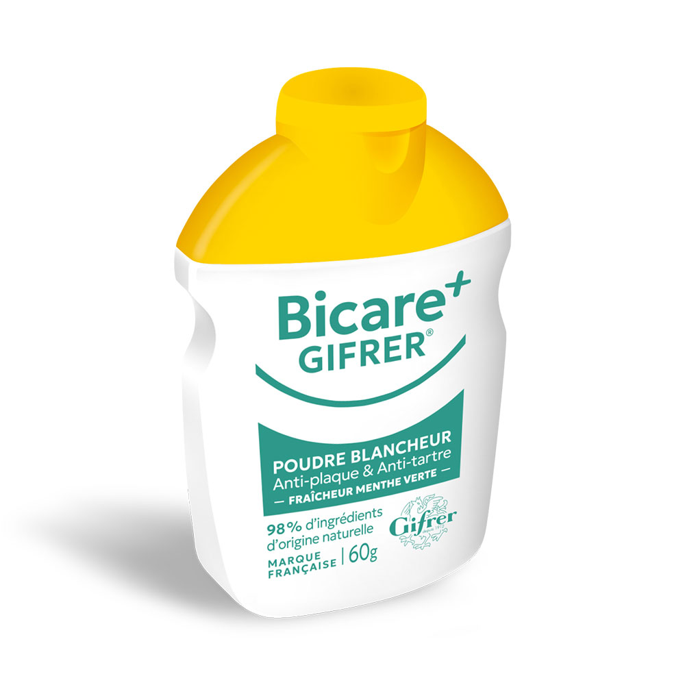 Gifrer Bicare Plus Fresh Whitening Powder Spearmint 60g
