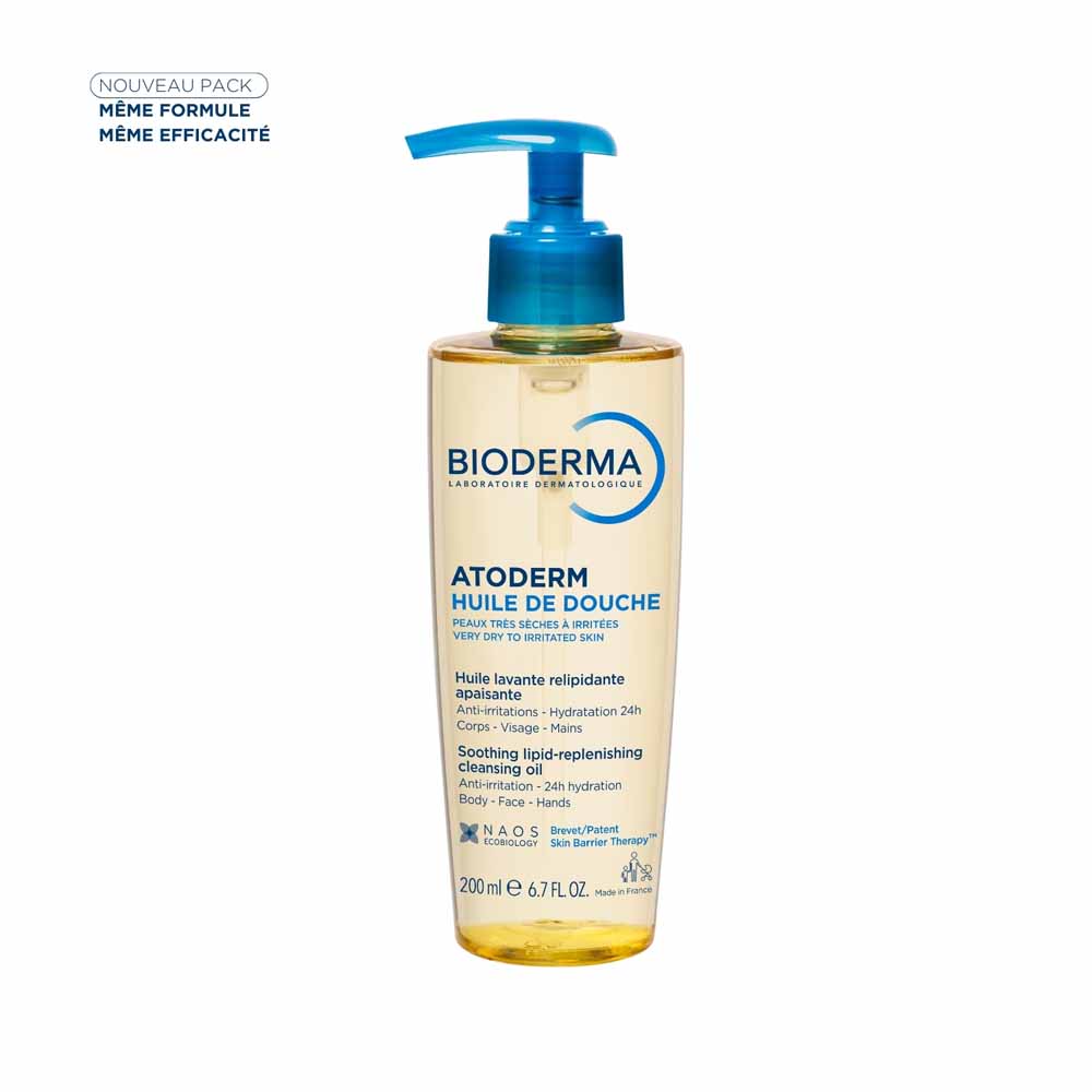 Bioderma Atoderm Shower Oil Peaux Très Sèches à Atopiques 200ml