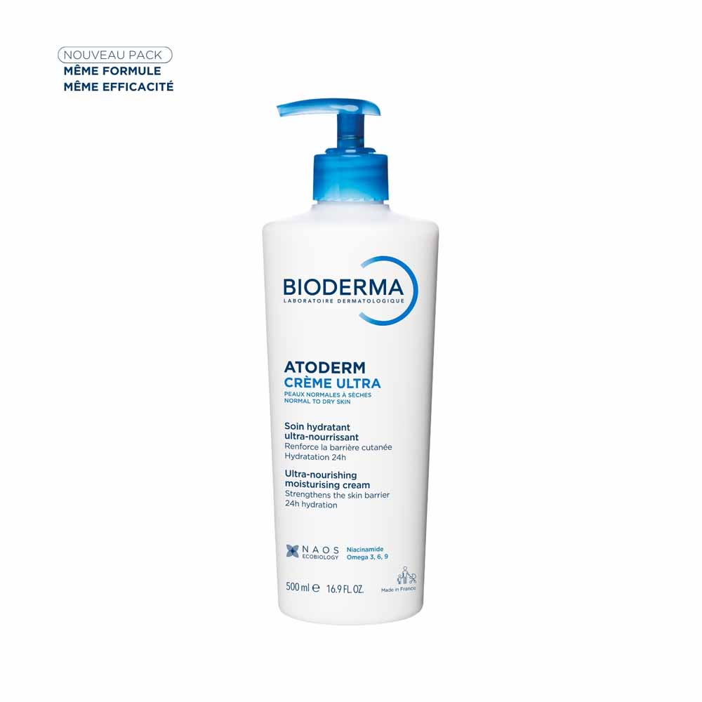 Bioderma Atoderm Ultra-nourishing hydrating cream face and body for sensitive skin 500 ml