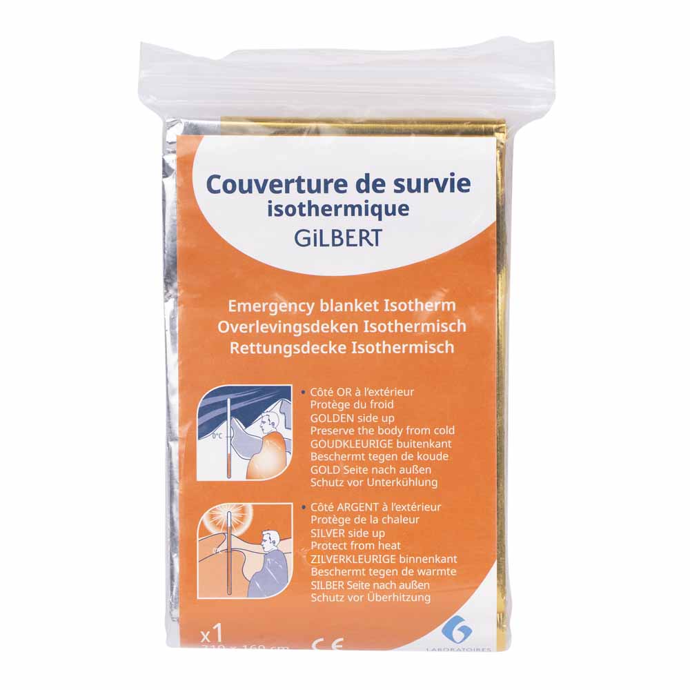Gilbert Emergency survival blanket 220x160 cm