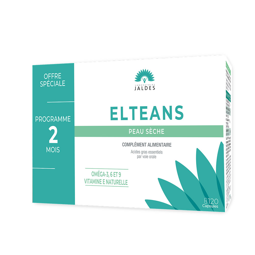 Jaldes Elteans Omega 3, 6, 9 for dry and atopic skin 60 x 2 capsules