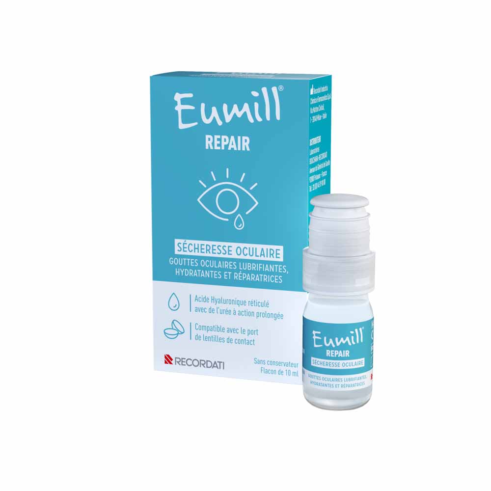 Eumill Lubricating, hydrating and repairing eye drops Drought