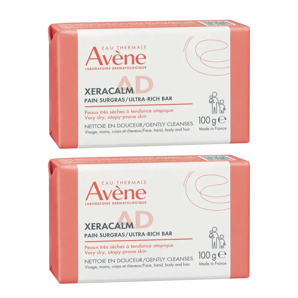 Avène Xeracalm A.D Cleansing bar pack 2 x 100 g