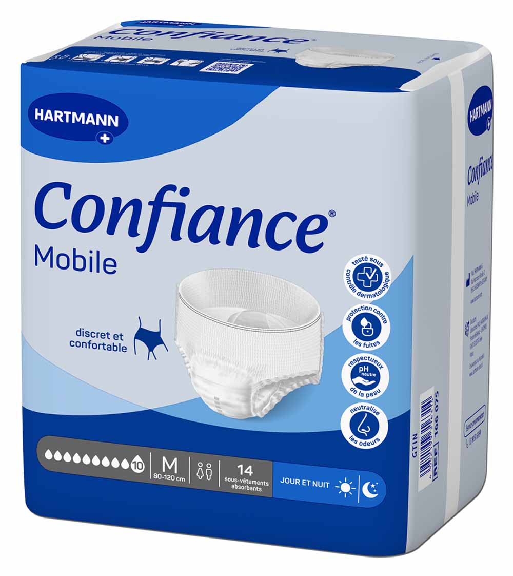 Hartmann Confiance Absorbent Protections Mobile L'Homme and Woman x14