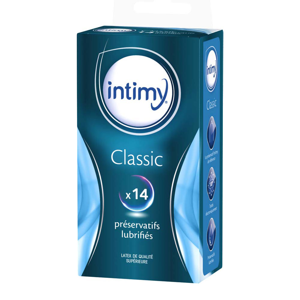 Intimy Classic Lubricated condoms 14 units
