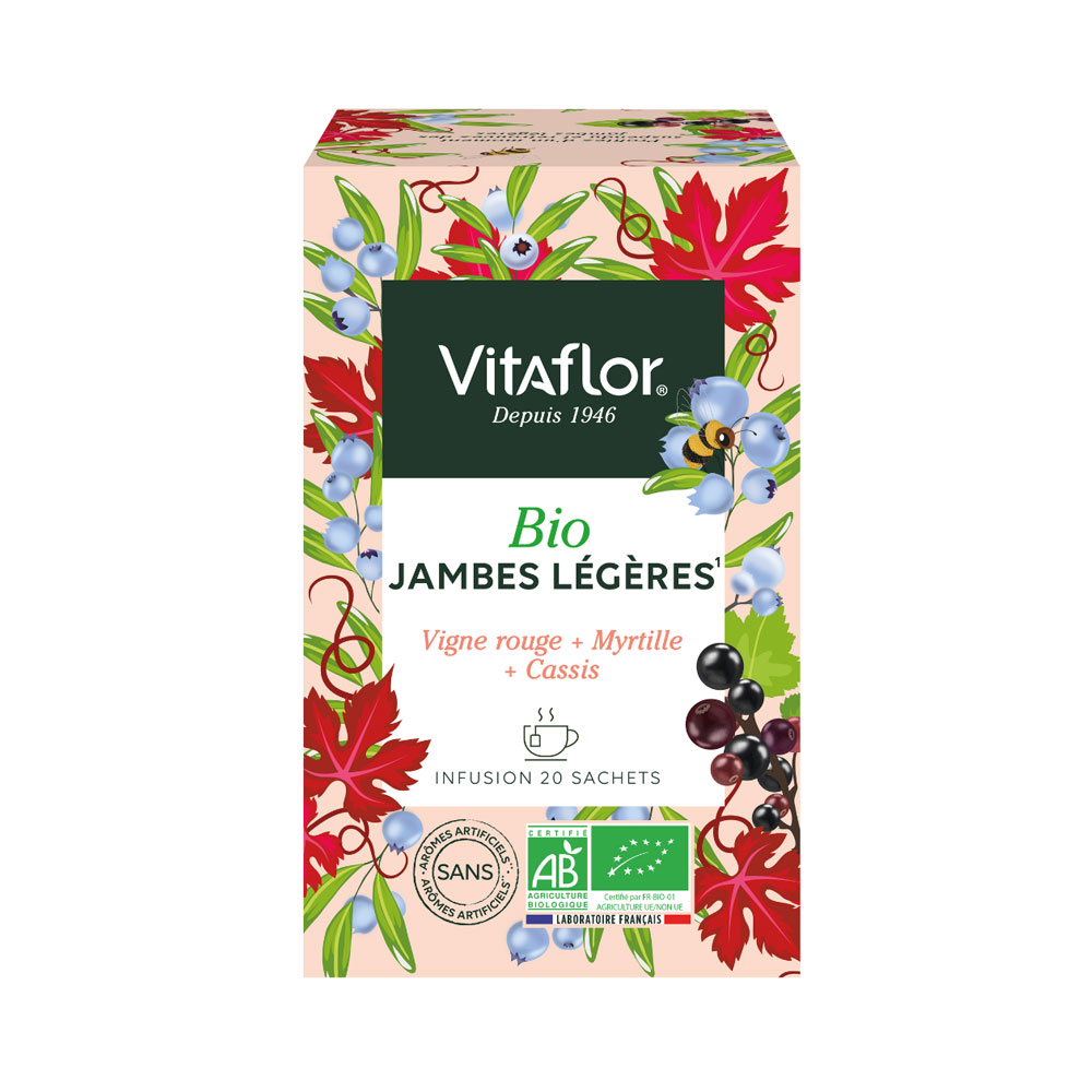 Vitaflor Organic Light Feet Herbal Tea 20 sachets