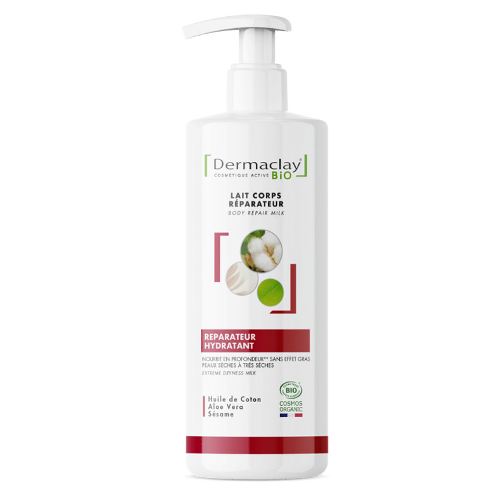 Dermaclay Repairing Milk For Very Dry Skin? With Cotton And Shea 400ml