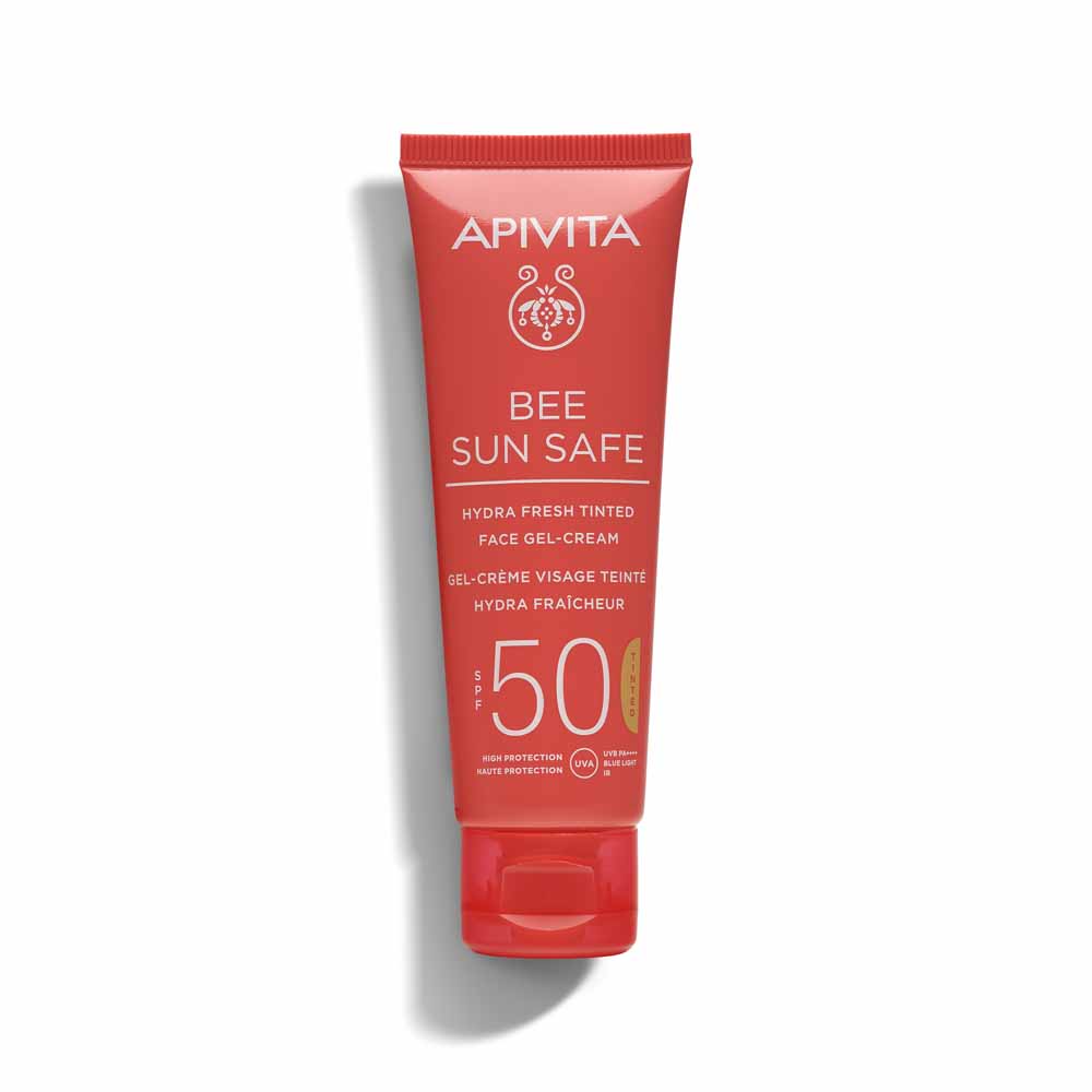 Apivita Bee Sun Safe Hydra Freshness Tinted Face Cream-Gel SPF50 50ml
