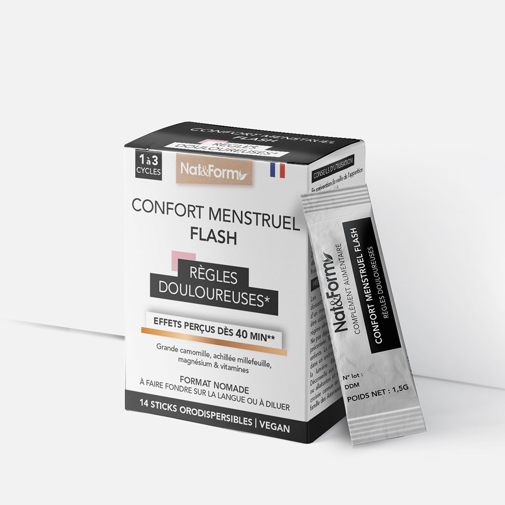 Nat&Form Menstrual Comfort Flash 14 sticks