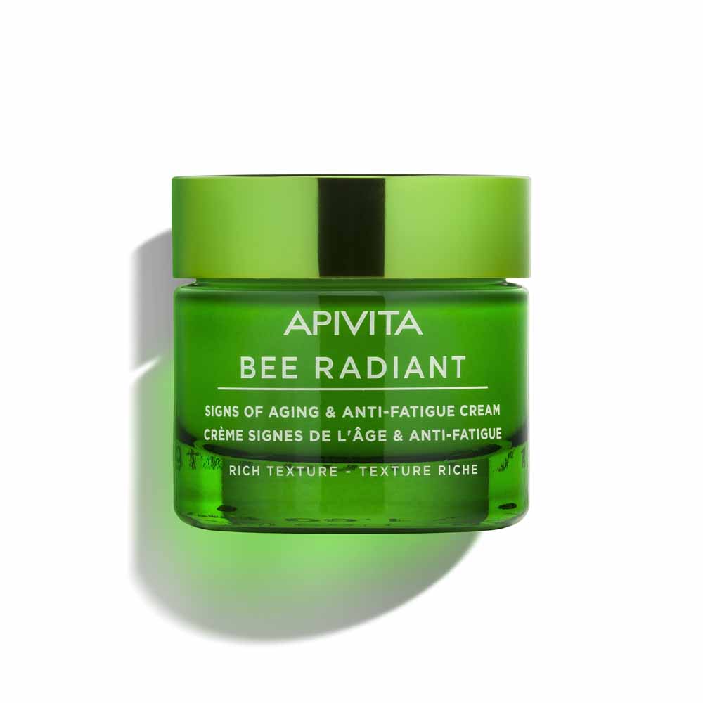 Apivita Bee Radiant Anti-Aging Anti-Fatigue Cream Texture Riche 50ml