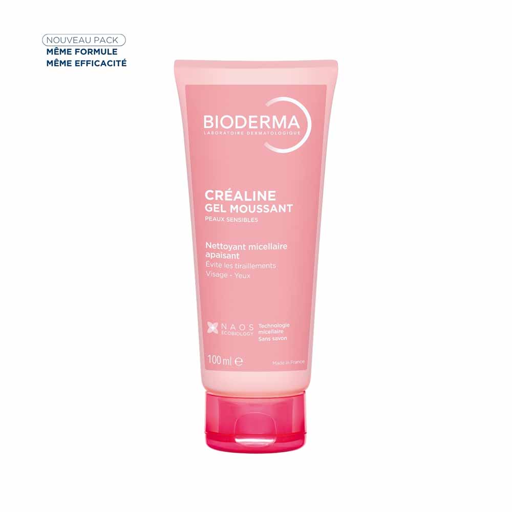Bioderma Crealine Cleansing foaming gel sensitive skin Peaux sensibles 100ml