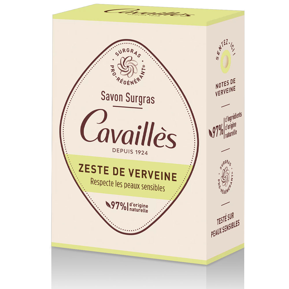 Cavaillès Surgras Pro-Regenerating Verbena Zest Soaps 100g