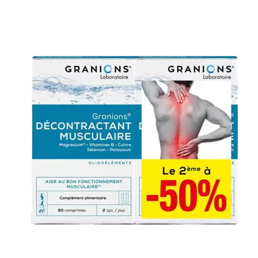 Granions Muscle Relaxant 2x60 Tablets