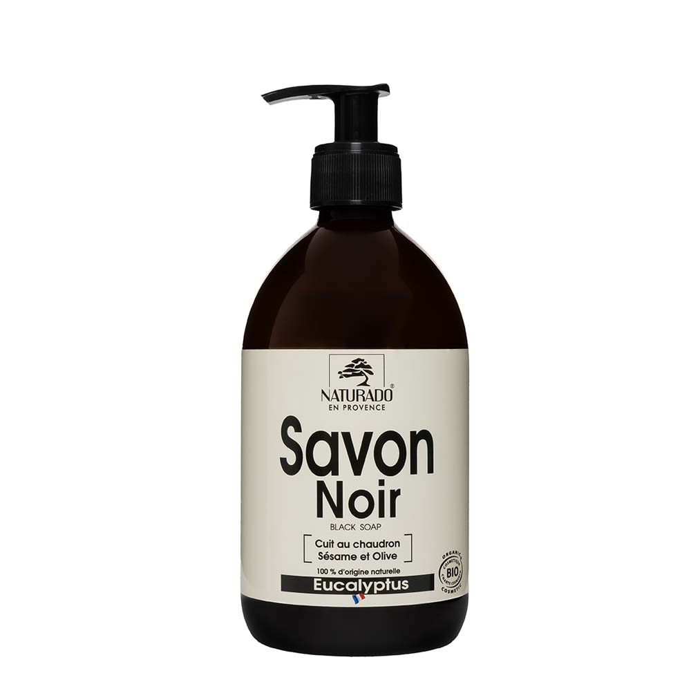 Naturado Organic Eucalyptus Black Liquid Soap 500 ml