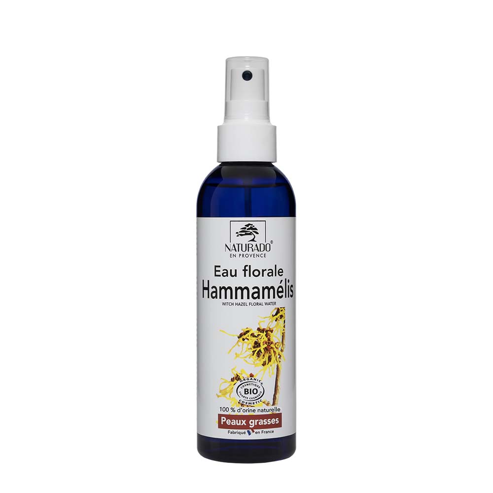 Naturado Witch Hazel Floral Water Peaux Grasses 200 ml
