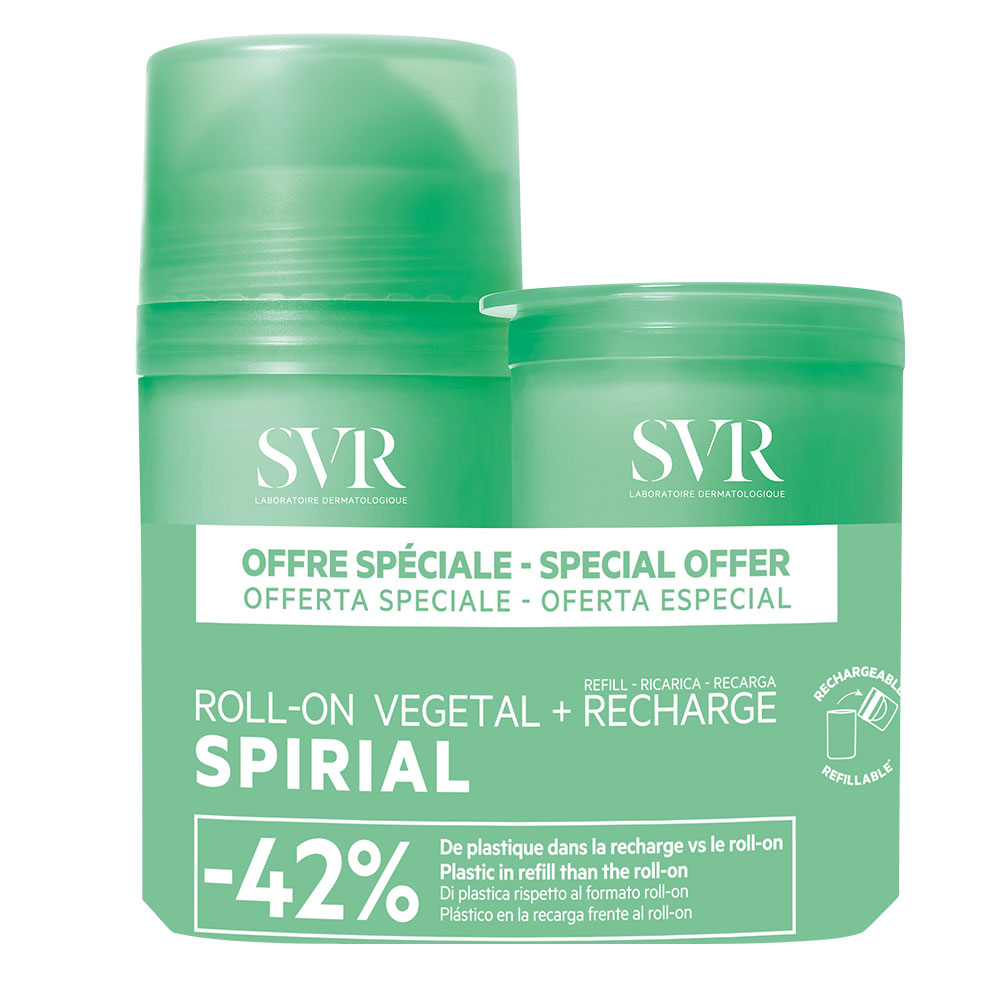 Svr Spirial Roll-On Deodorants + Refills 50ml+50ml