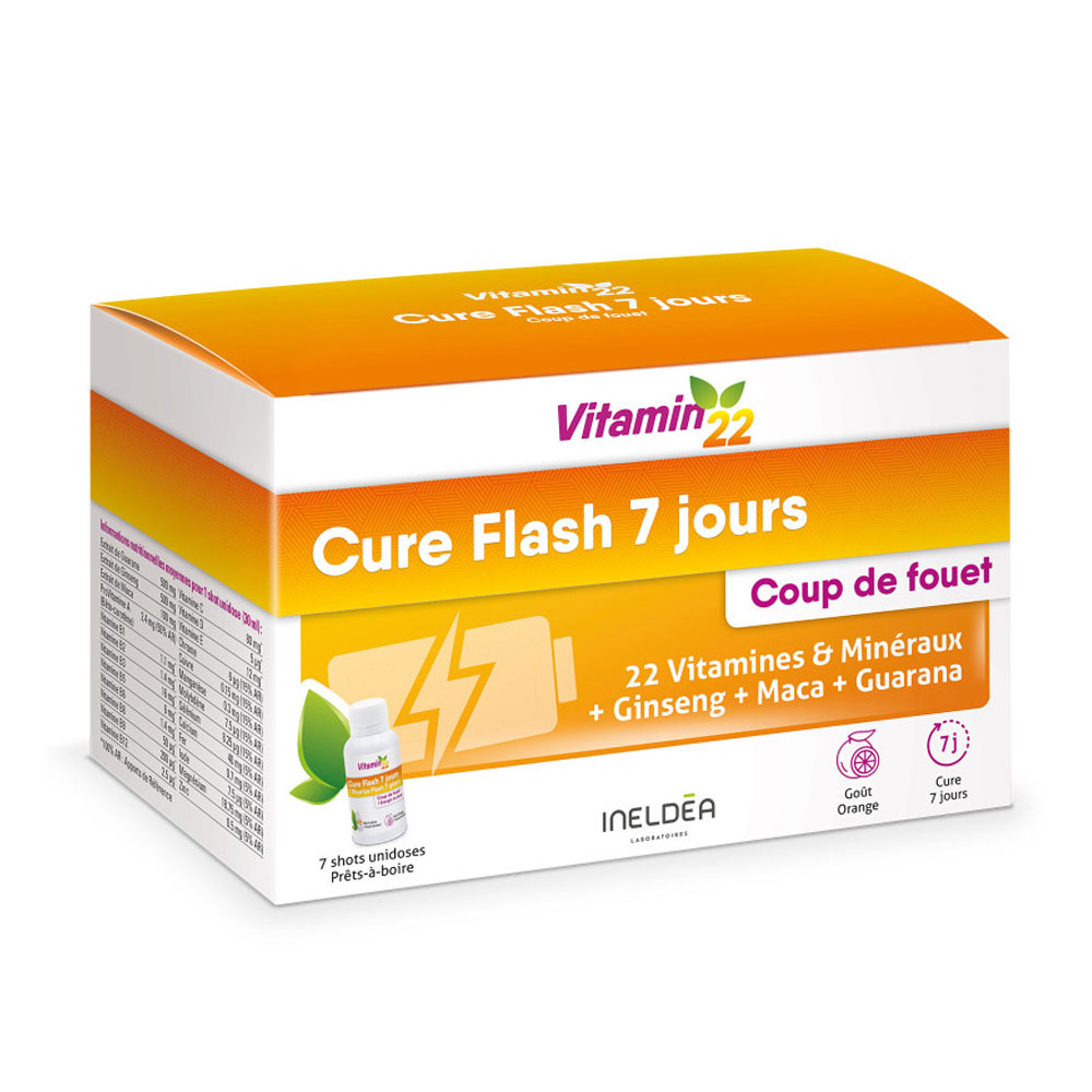Vitamin'22 Flash x7 single-dose vials