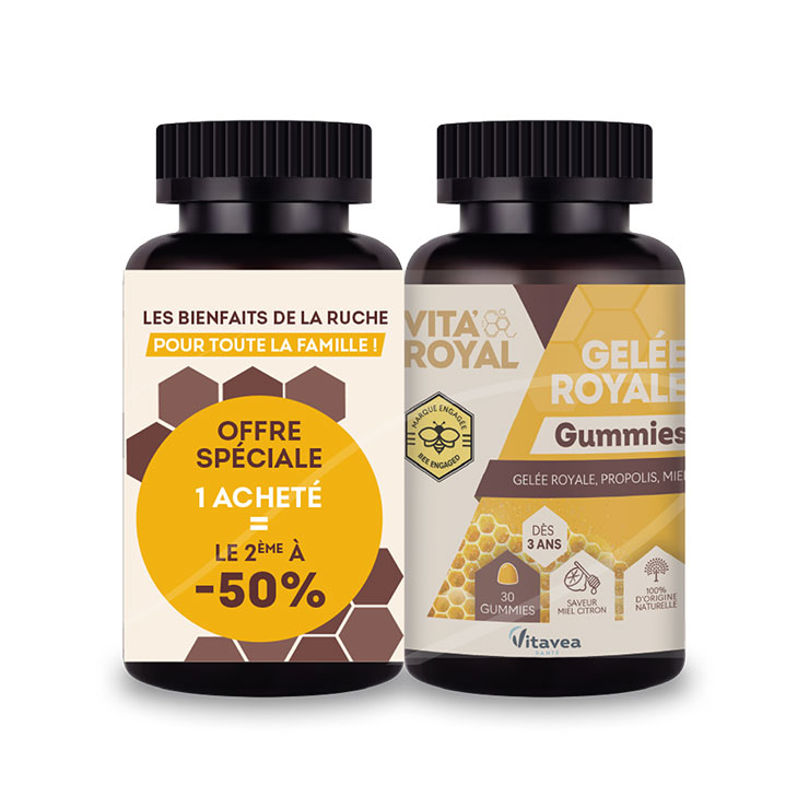 Vitavea Santé Vita'Royal Royal Jelly Immunity Tonus Vitality 2x30 gummies