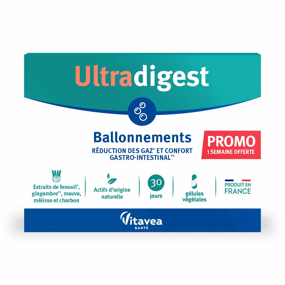 Vitavea Santé Ulradigest Bloating 90 capsules