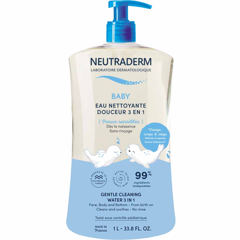 Neutraderm Baby 3-in-1 Gentle cleansing water for sensitive skin sensitive skin 1 l