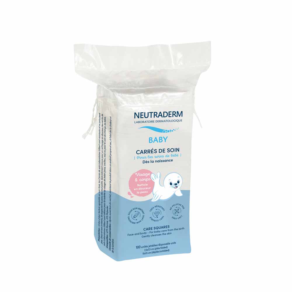 Neutraderm Baby Cotton Squares x100