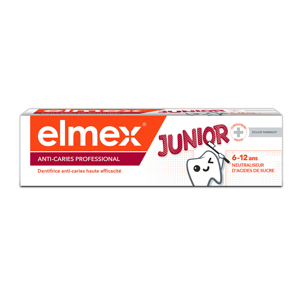 Elmex Anti-Caries Junior Toothpaste 6 to 12 Years 75ml