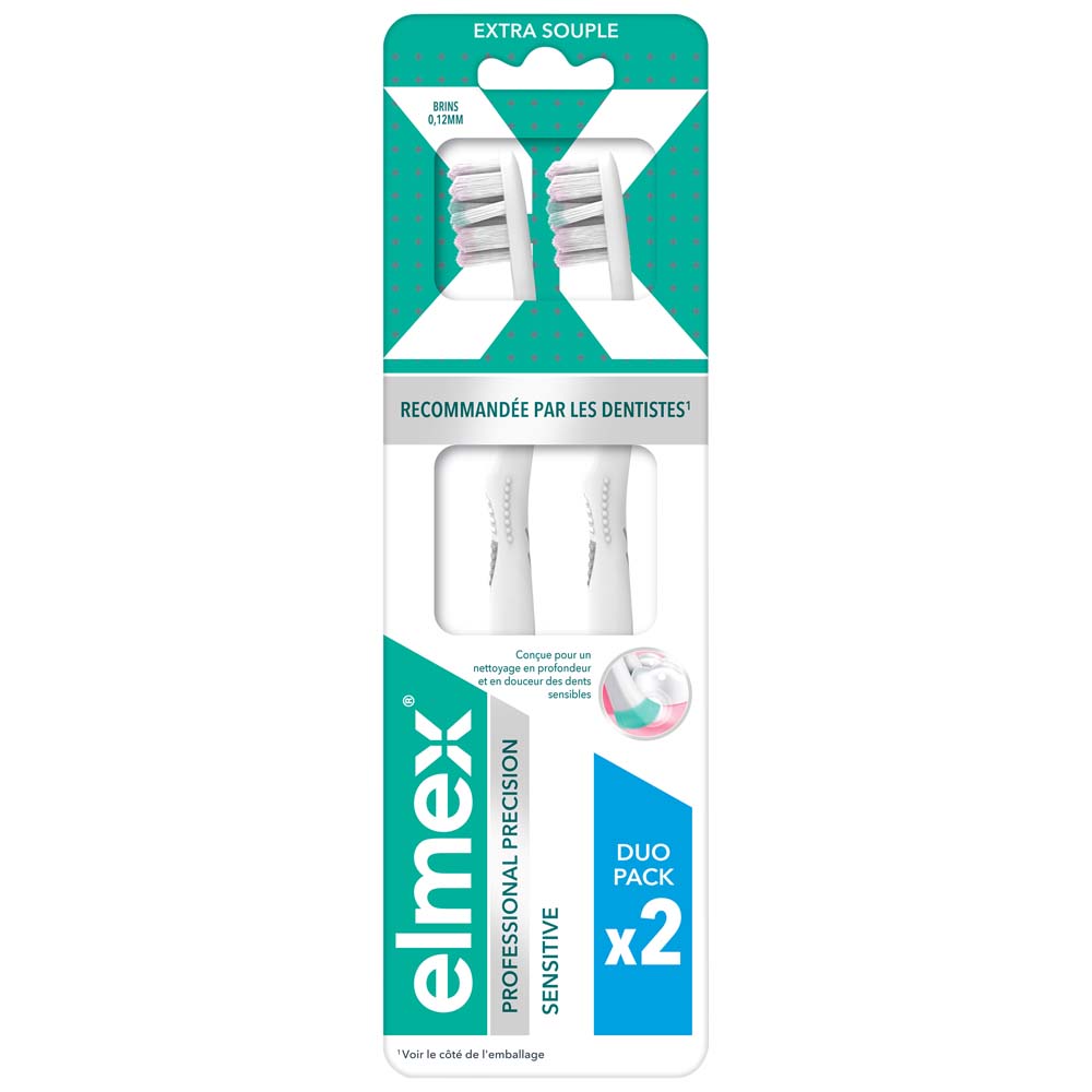Elmex Professional Precision Sensitive Precision Sensitive Duo Extra Soft Extra Souple x2