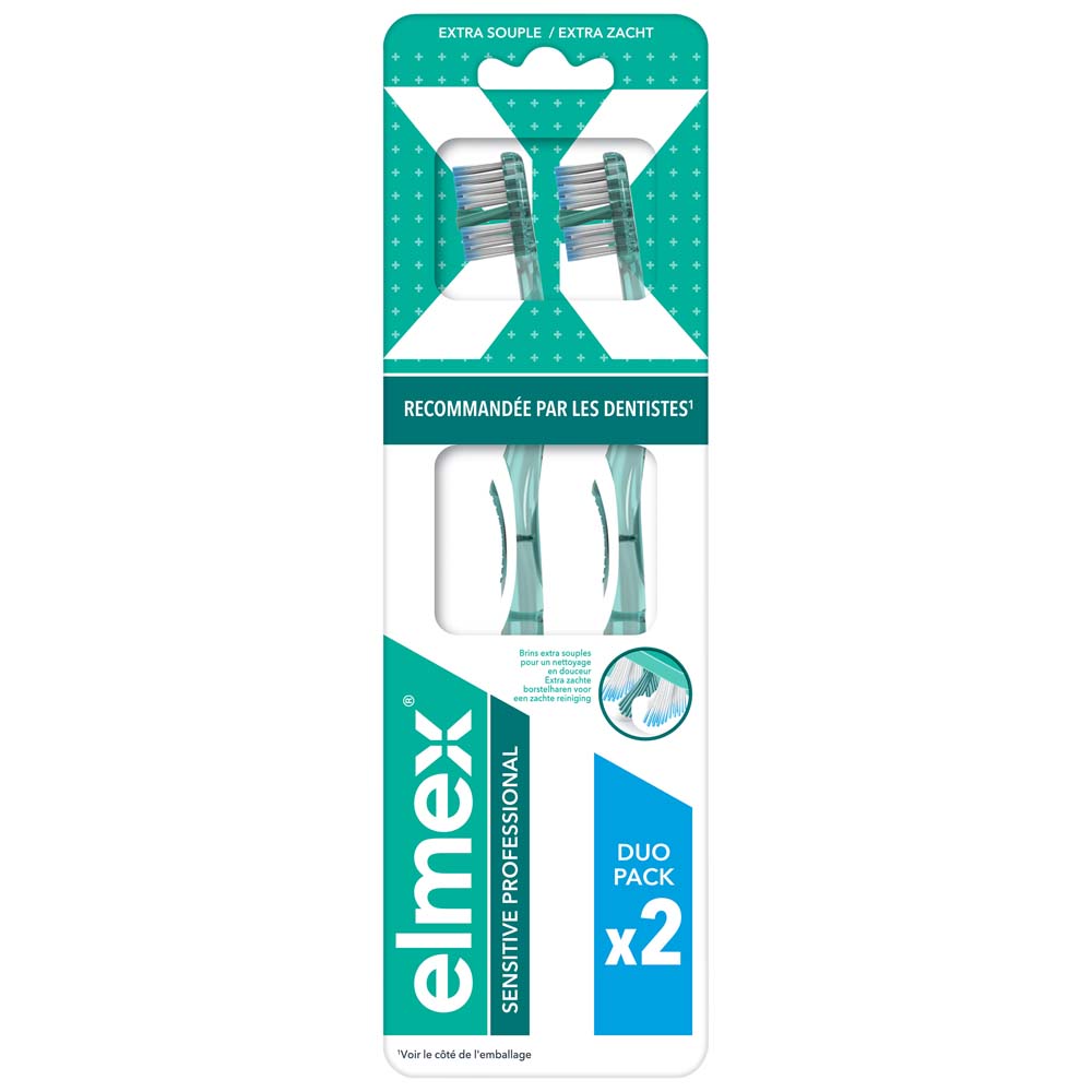 Elmex Sensitive Professional Duo Extra Soft Extra Souple x2