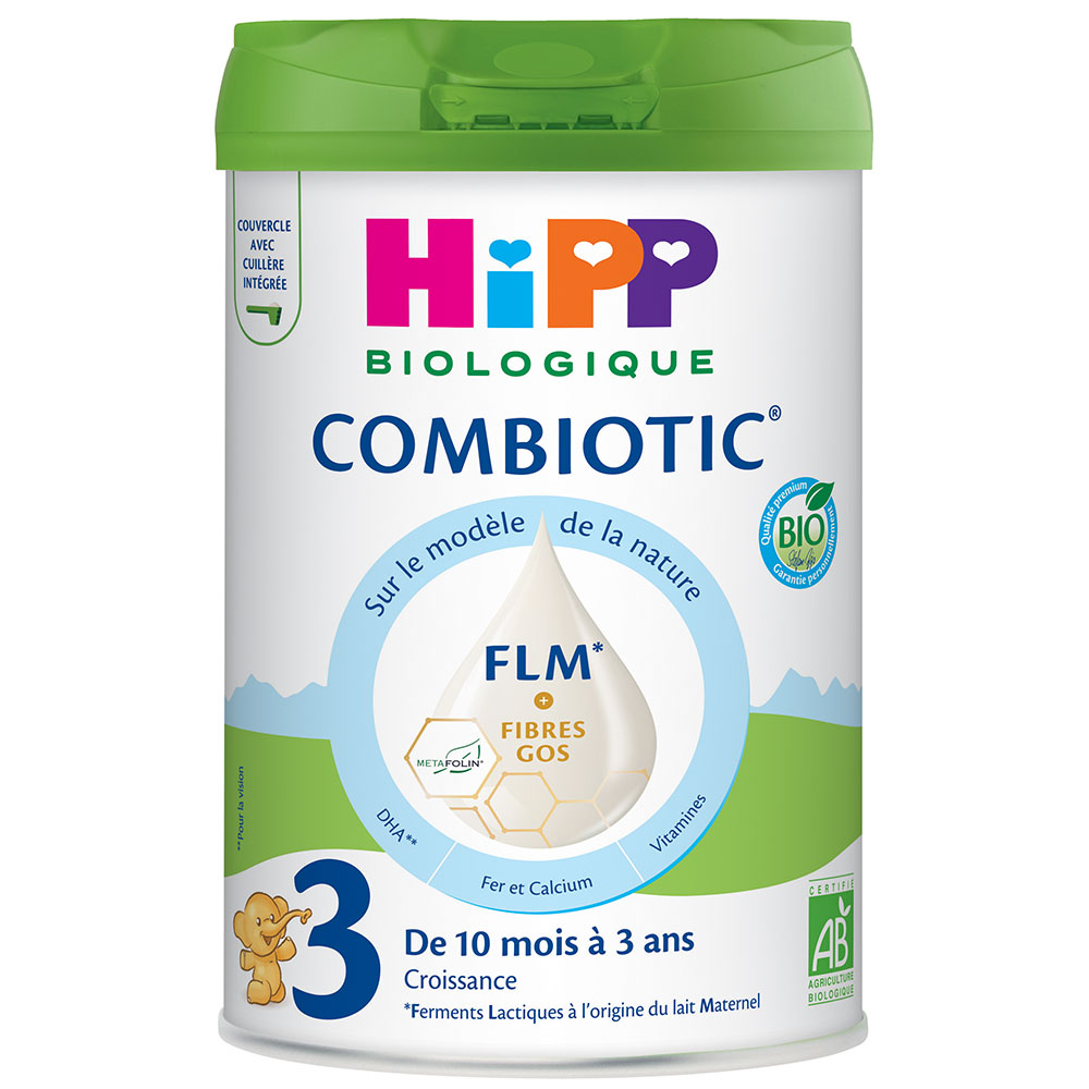 Hipp Organic Follow-On Milk Powder Combiotic FLM 3 from 10 months to 3 years 800 g