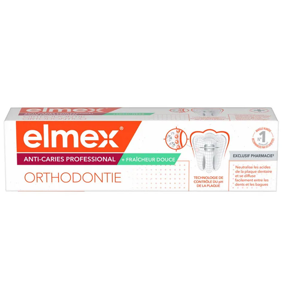 Elmex Fluoride Professional Orthodontic toothpaste mint flavour 75 ml
