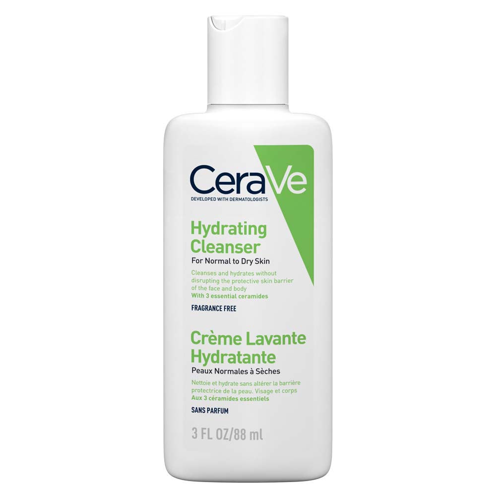 Cerave Hydrating Creamy Wash Face and Body for Dry to Very Dry Skin 88ml