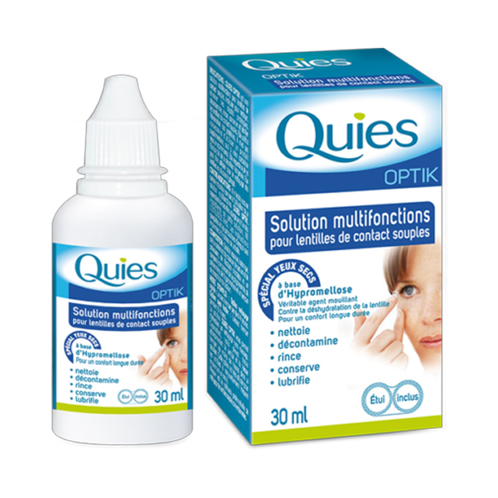 Quies Contact lens solution for soft lenses 30 ml