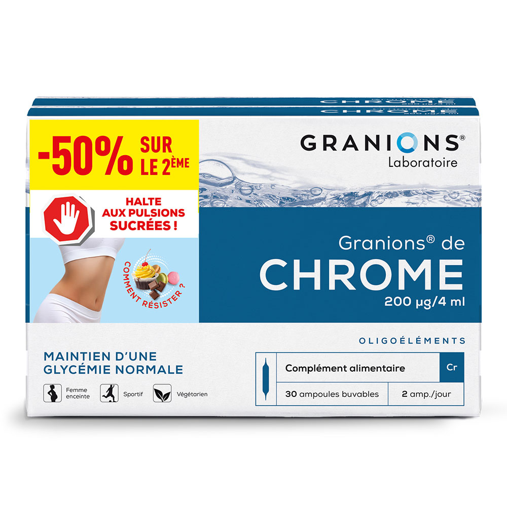 Granions Chromium 2x30 Phials