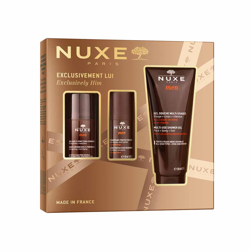 Nuxe Men's Trio Giftboxes Exclusively Him 300ml