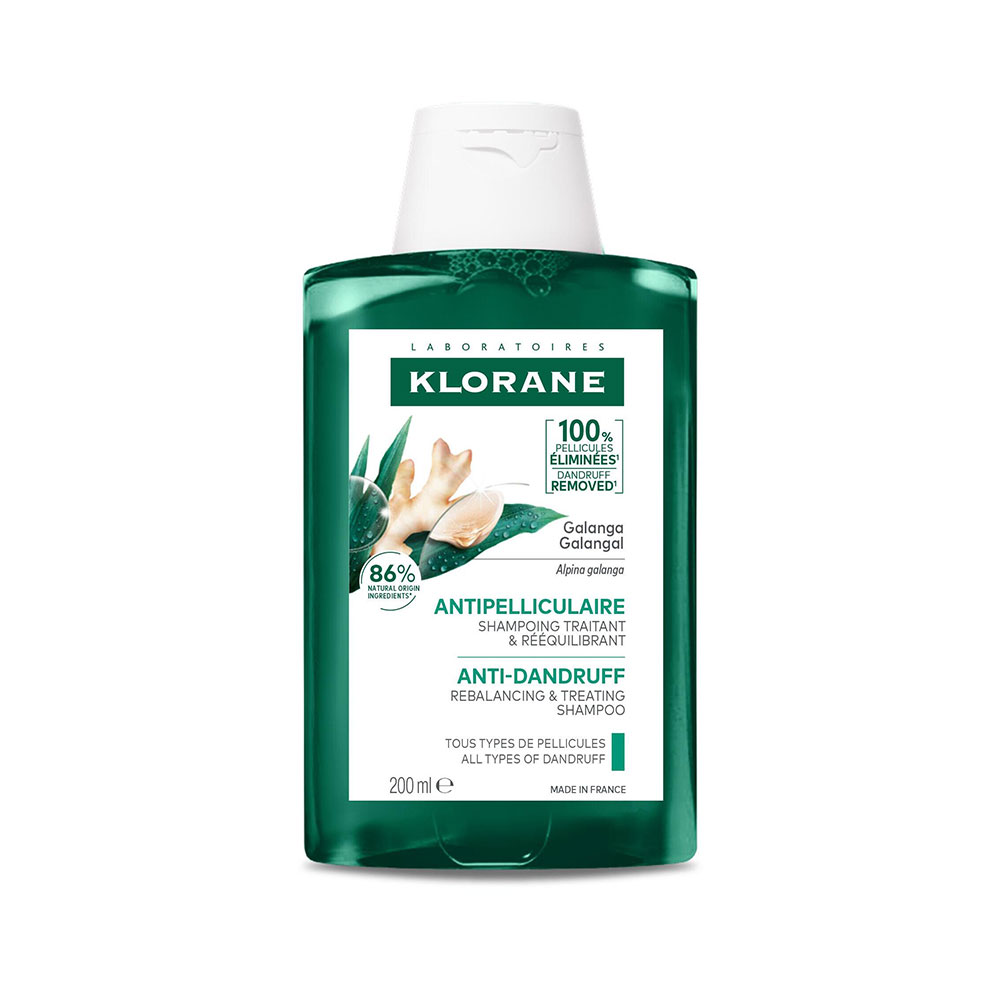 Klorane Galanga Treating and balancing shampoo flake-free 200 ml