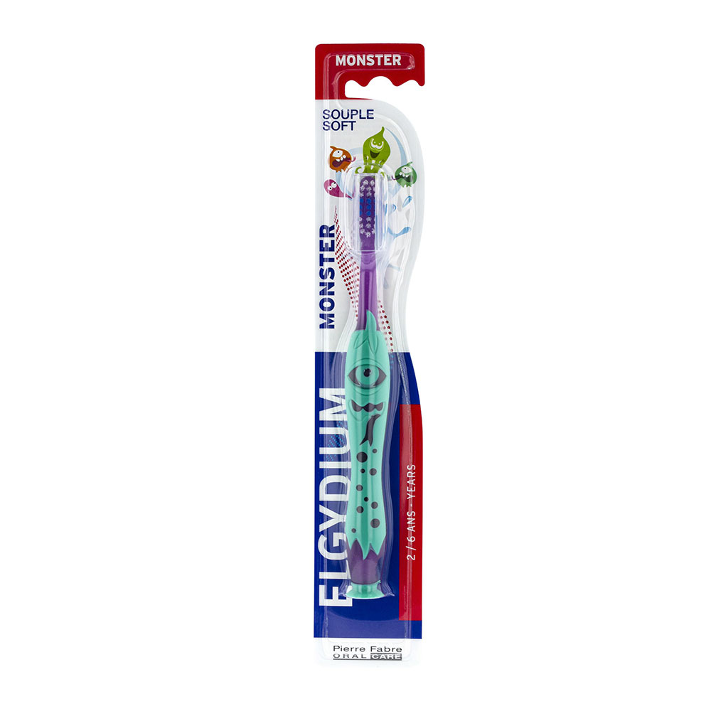 Elgydium Kids Monsters Toothbrush Age 2-6