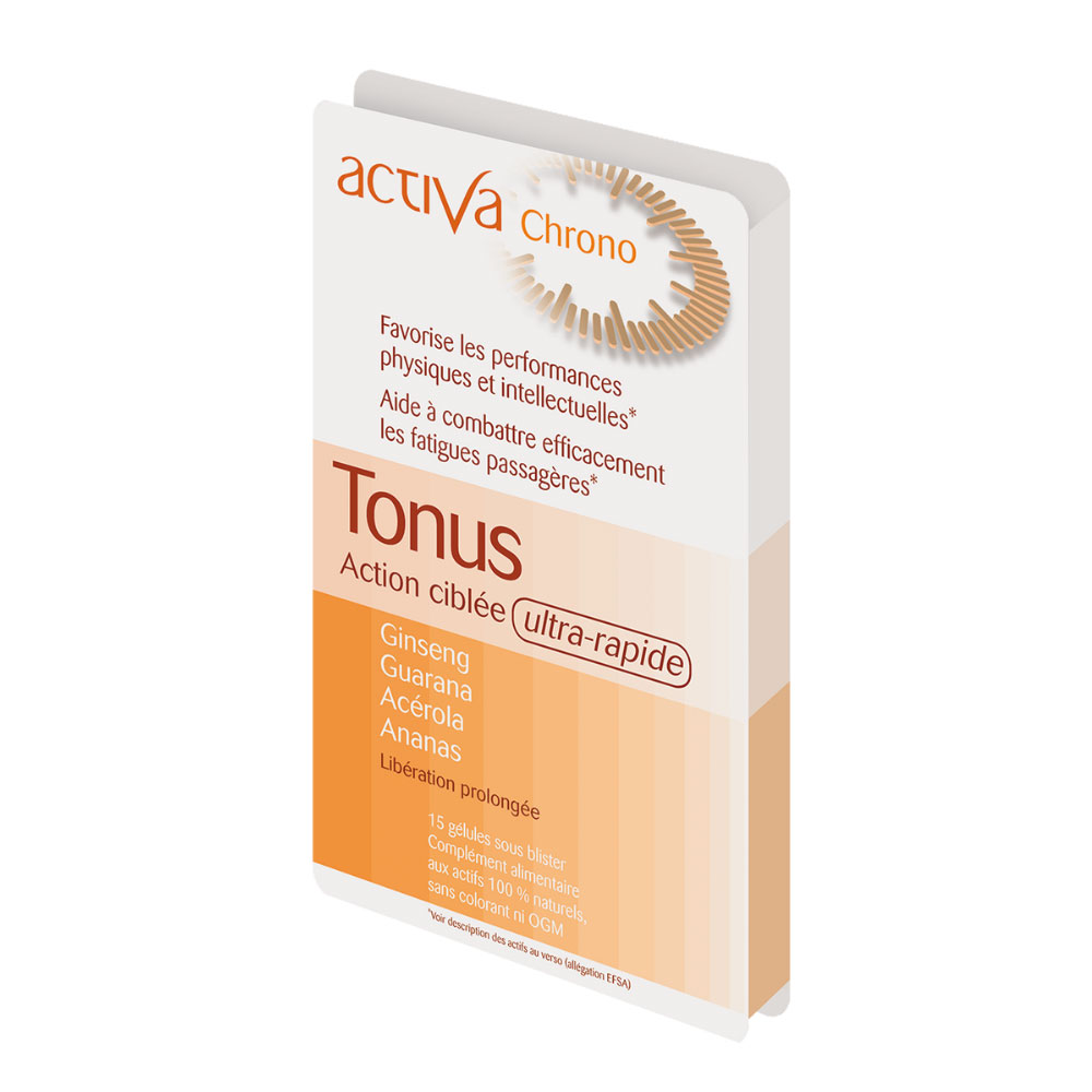 Activa Chrono Ultra-fast targeted energy boost 15 capsules