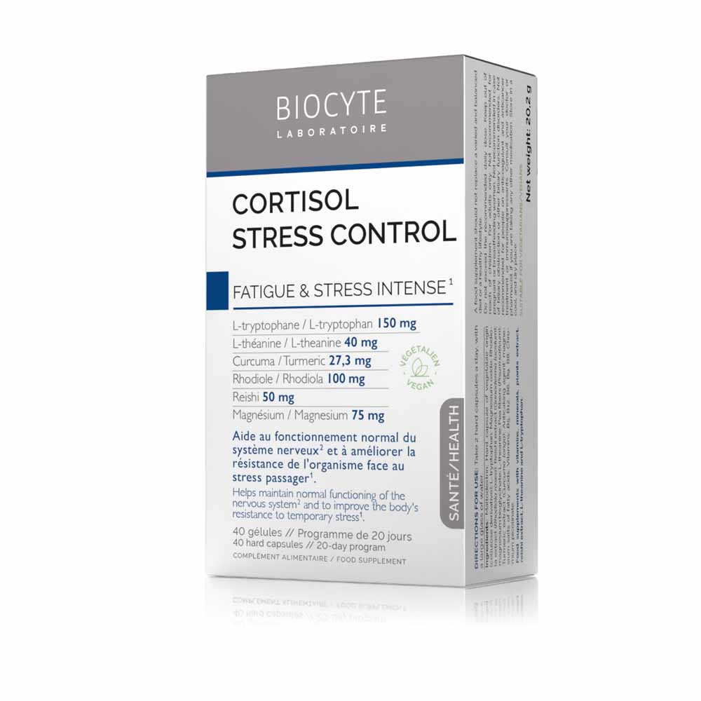 Biocyte Health Cortisol Stress Control Fatigue Intense stress 40 capsules