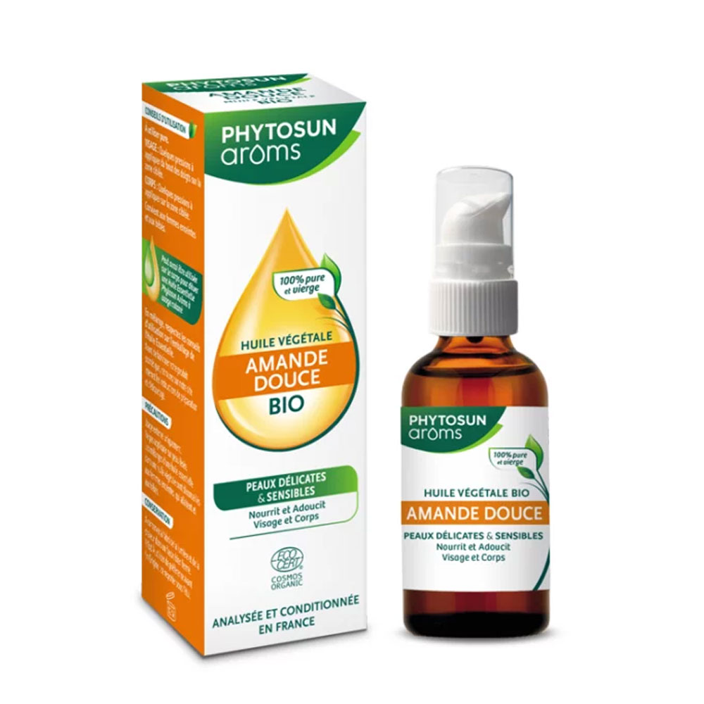Phytosun Aroms Sweet almond organic oil for delicate skin 50 ml