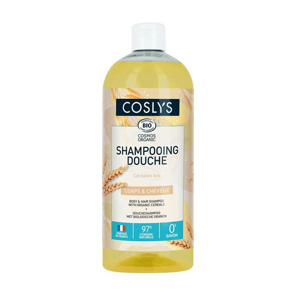 Coslys Organic Shower Shampoo Body &amp; Hair 1L