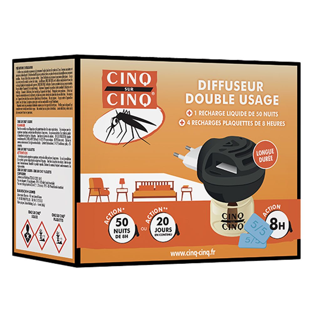 Cinq Sur Cinq Double-use mosquito repellent