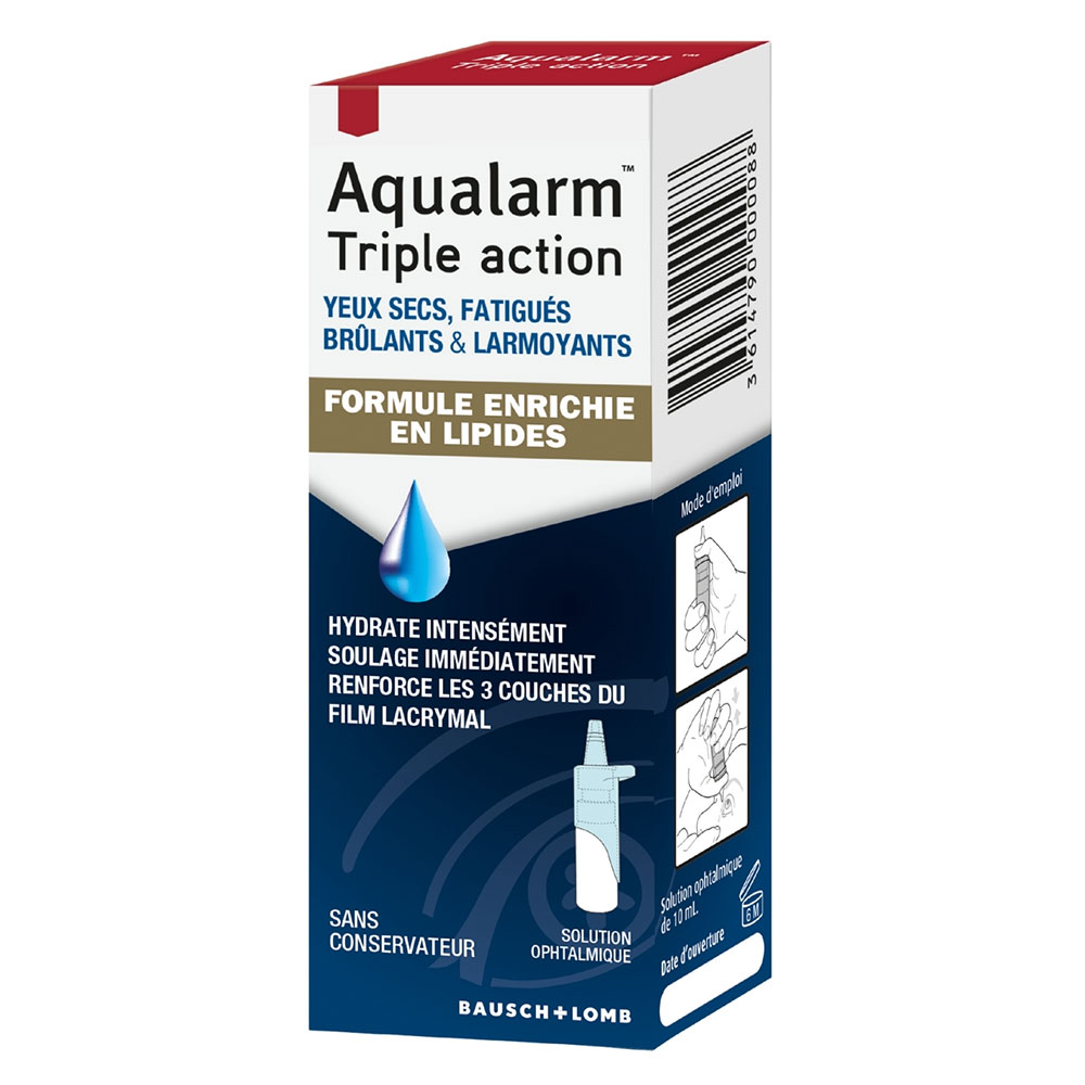 Bausch&Lomb Aqualarm Aqualarm Triple Action 10ml