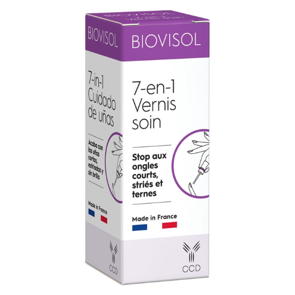 Biovisol 7-in-1 complete nail care for damaged nails 10 ml
