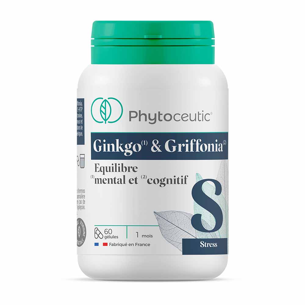 Phytoceutic Organic Ginkgo & Griffonia 60 capsules