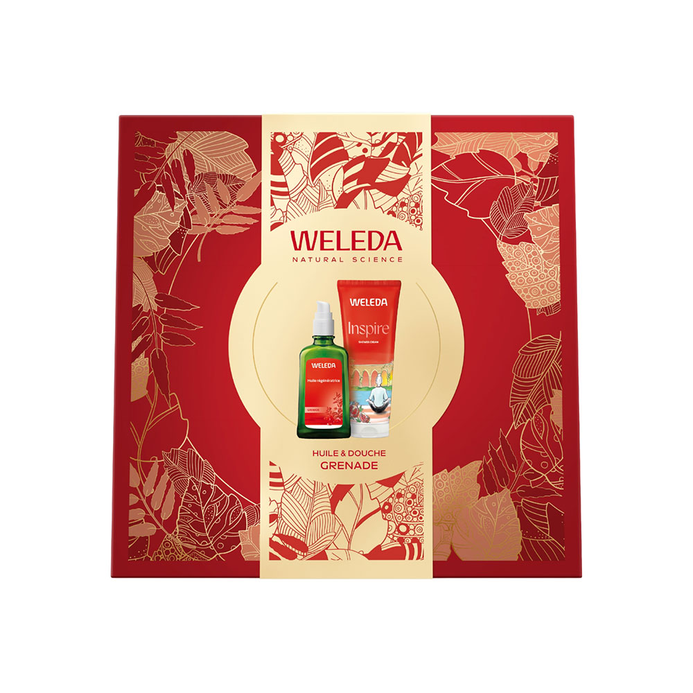 Weleda Pomegranate Body Gift Set Oil &amp; Shower