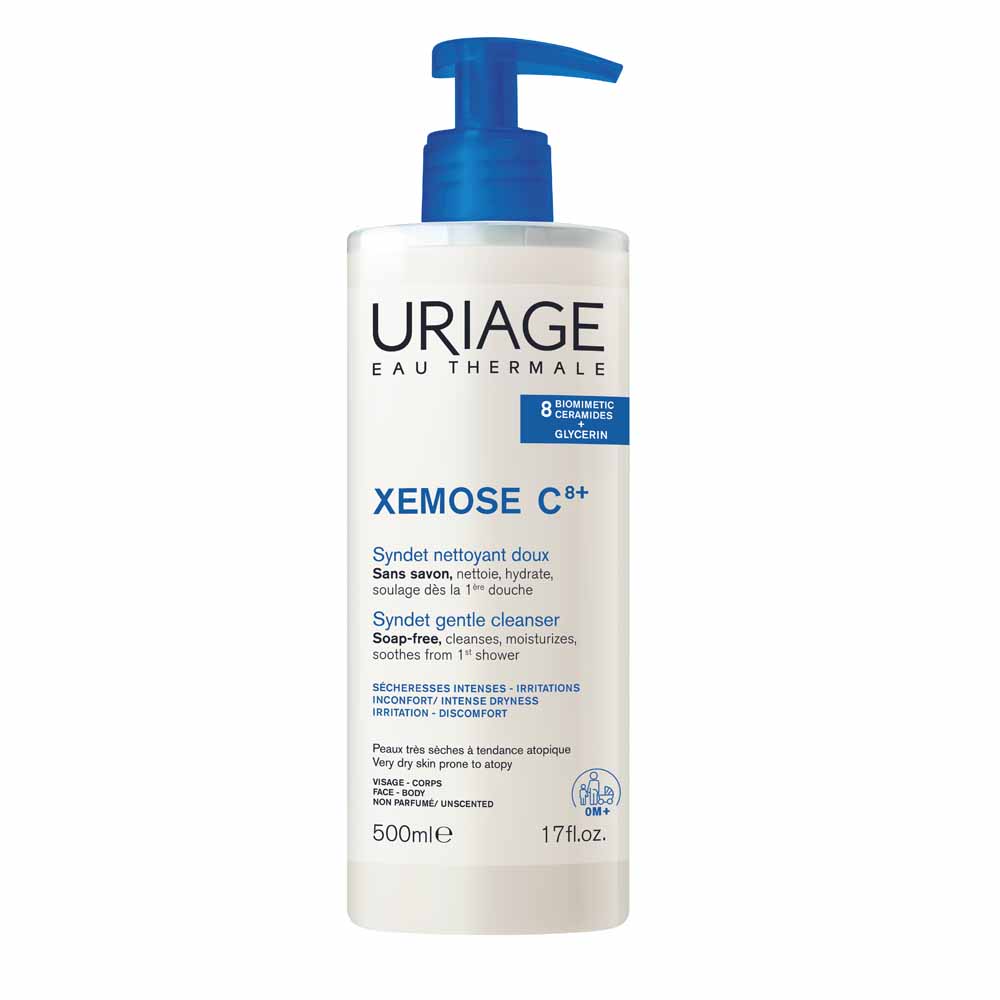Uriage Xémose C8+ Gentle cleansing syndet very dry, atopic-prone skin 500 ml